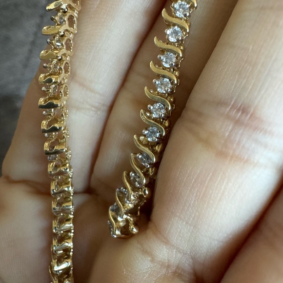 Stunning 5.88 CT Natural Diamonds on 14K Tennis Bracelet, 7.5” 11.5 grams - Picture 12 of 15